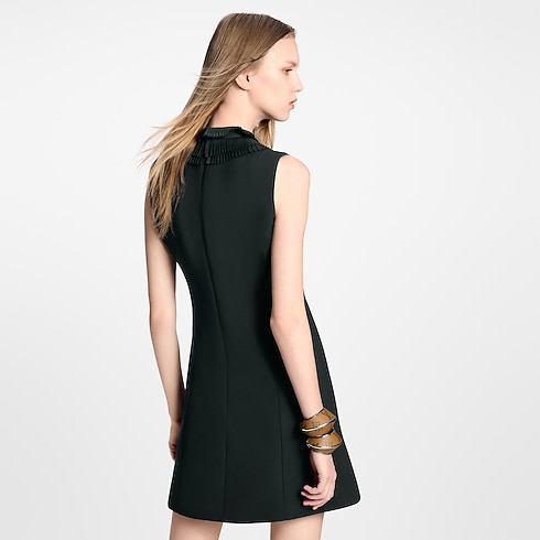 Pleat Collar Fitted Dress in Women's Ready-to-Wear Dresses collections by Louis Vuitton (Product zoom)