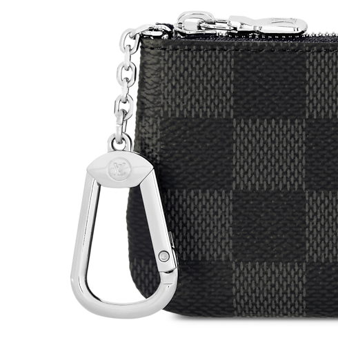 Pochette Cle Damier Graphite Canvas in Super Lucky Day's For Him } collections by Louis Vuitton (Product zoom)