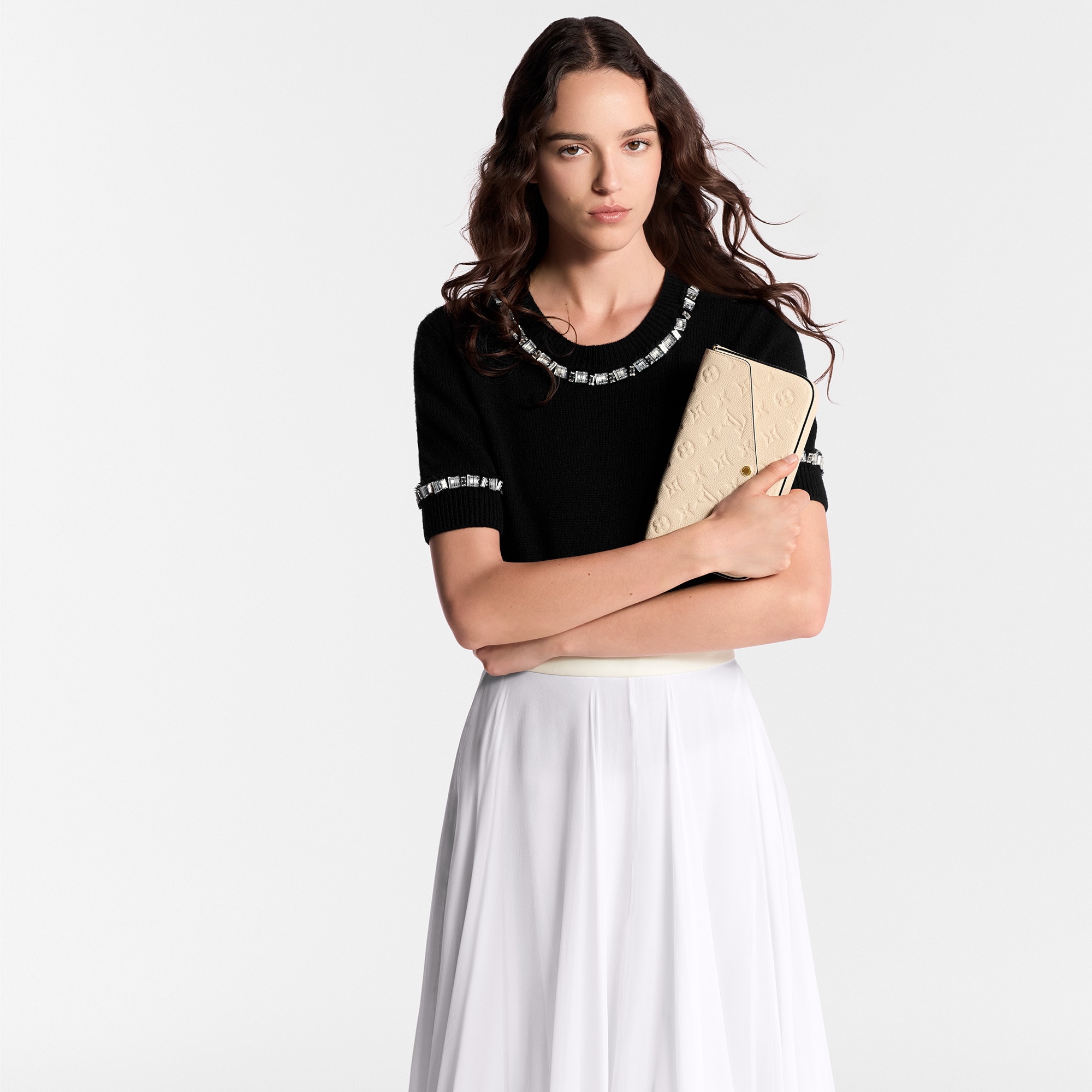 Pochette Félicie Monogram Empreinte Leather in Women