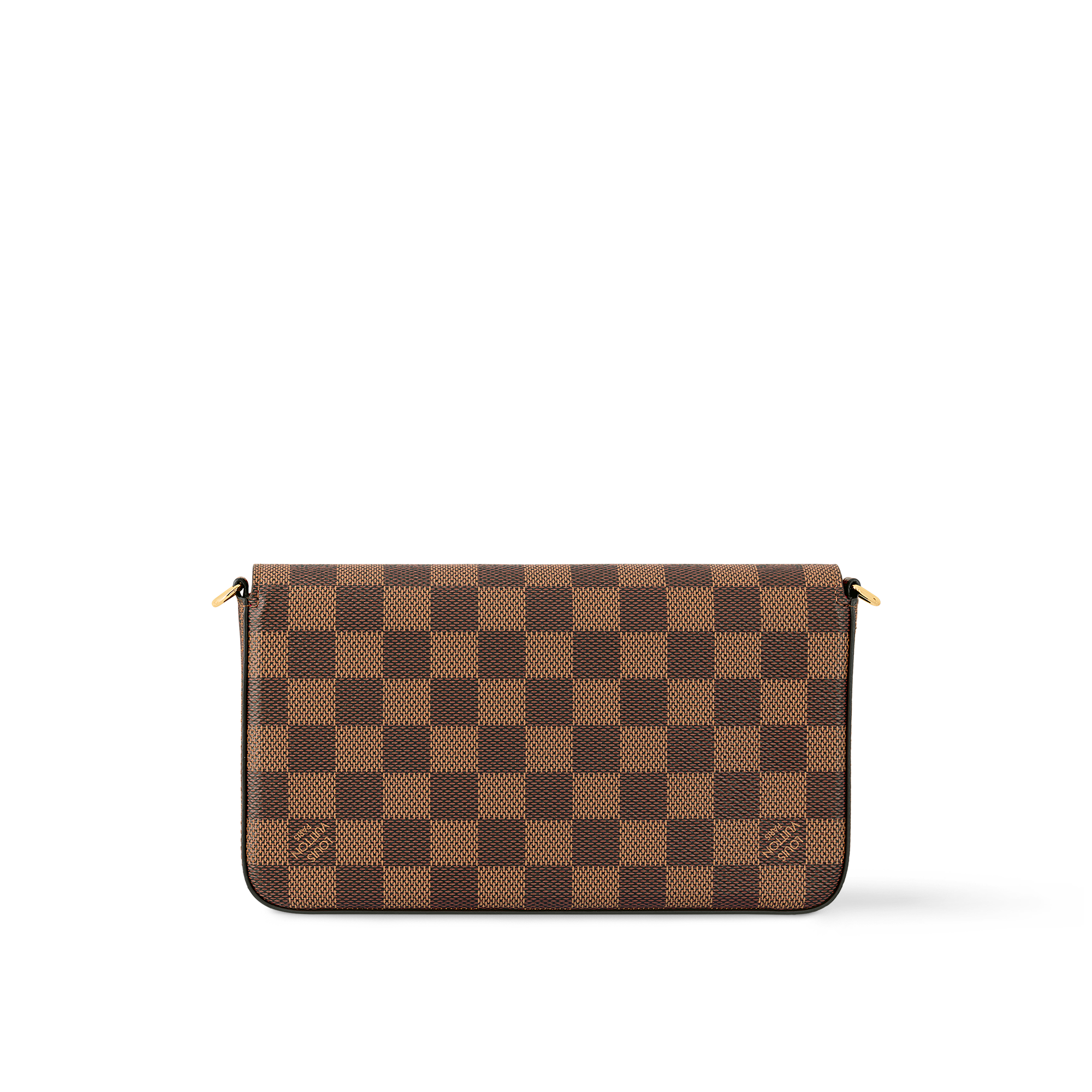 Pochette Félicie Damier Ebène Canvas in Women