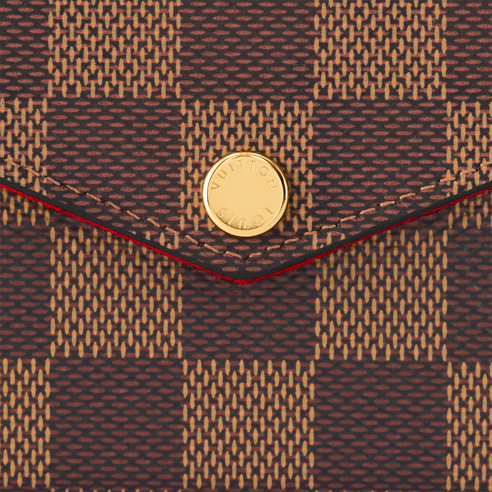 Pochette Félicie Damier Ebène Canvas in Women