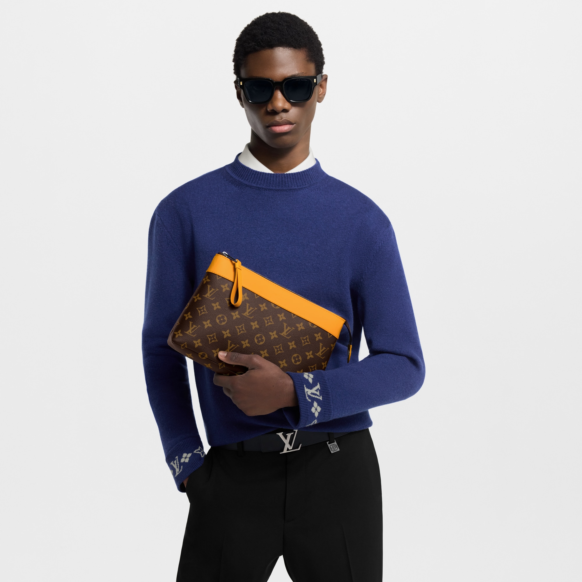 Pochette Voyage Souple Monogram Macassar Canvas in Gifts