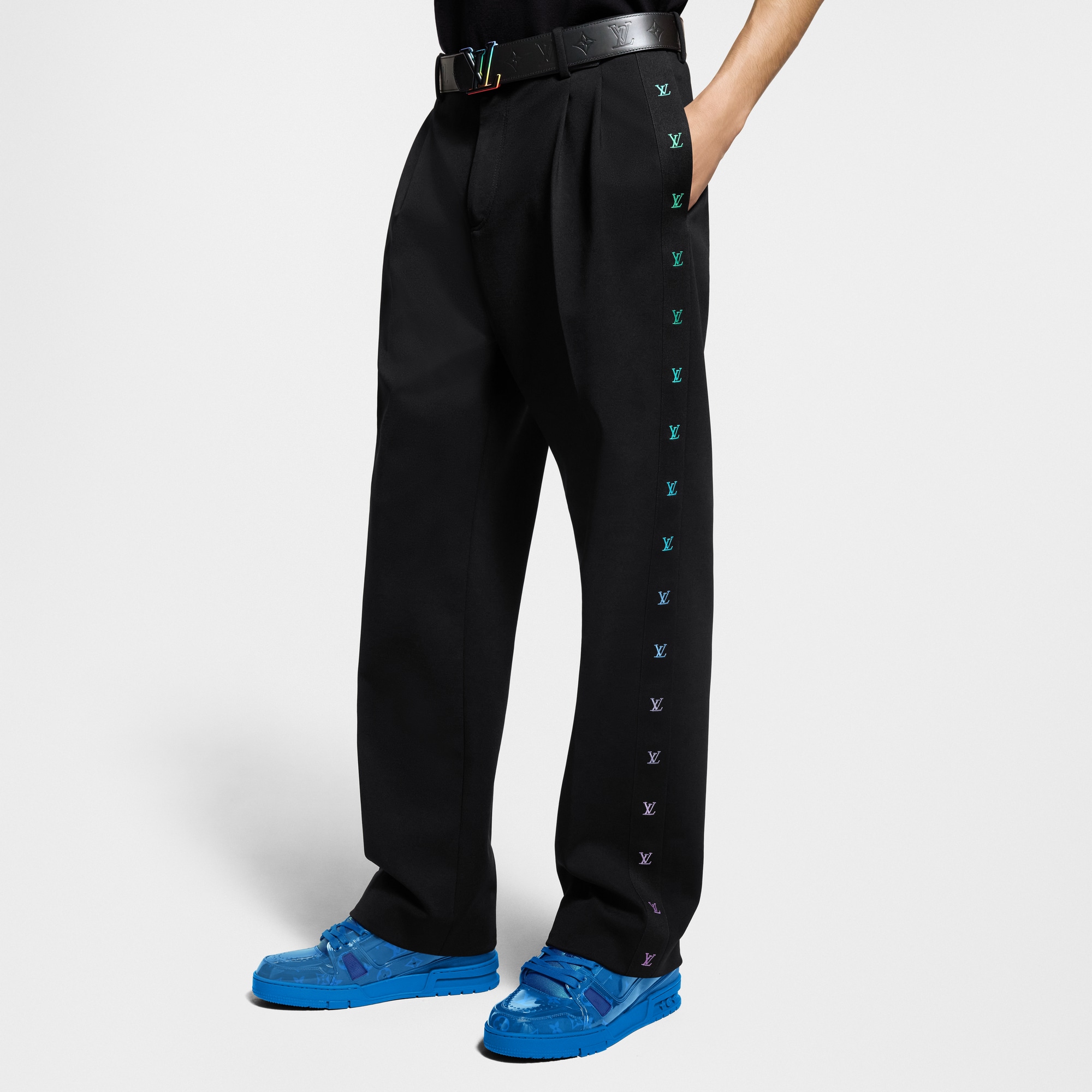 Preppy Tailored Jersey Pants  in Men