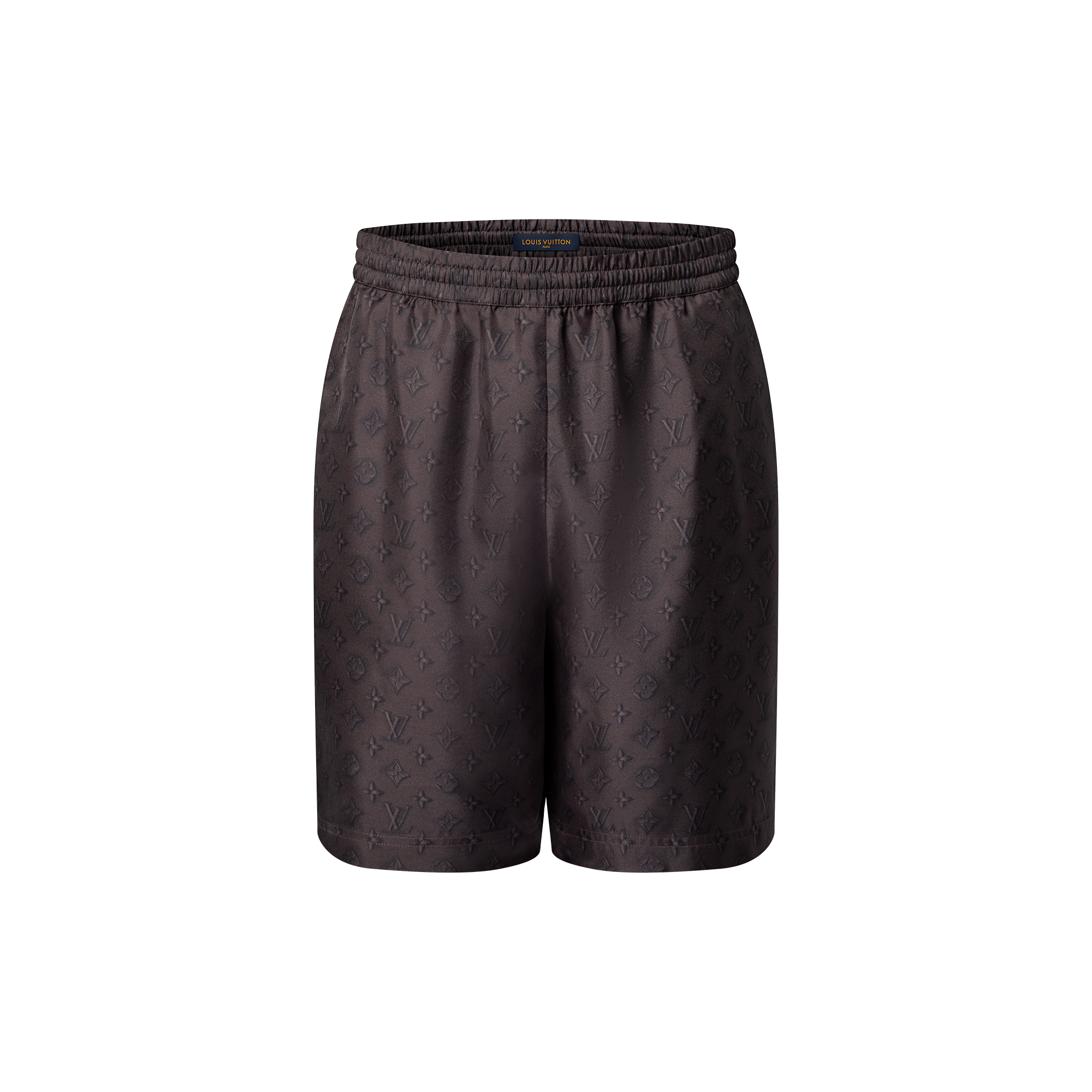 Printed Monogram Silk Shorts  in Men