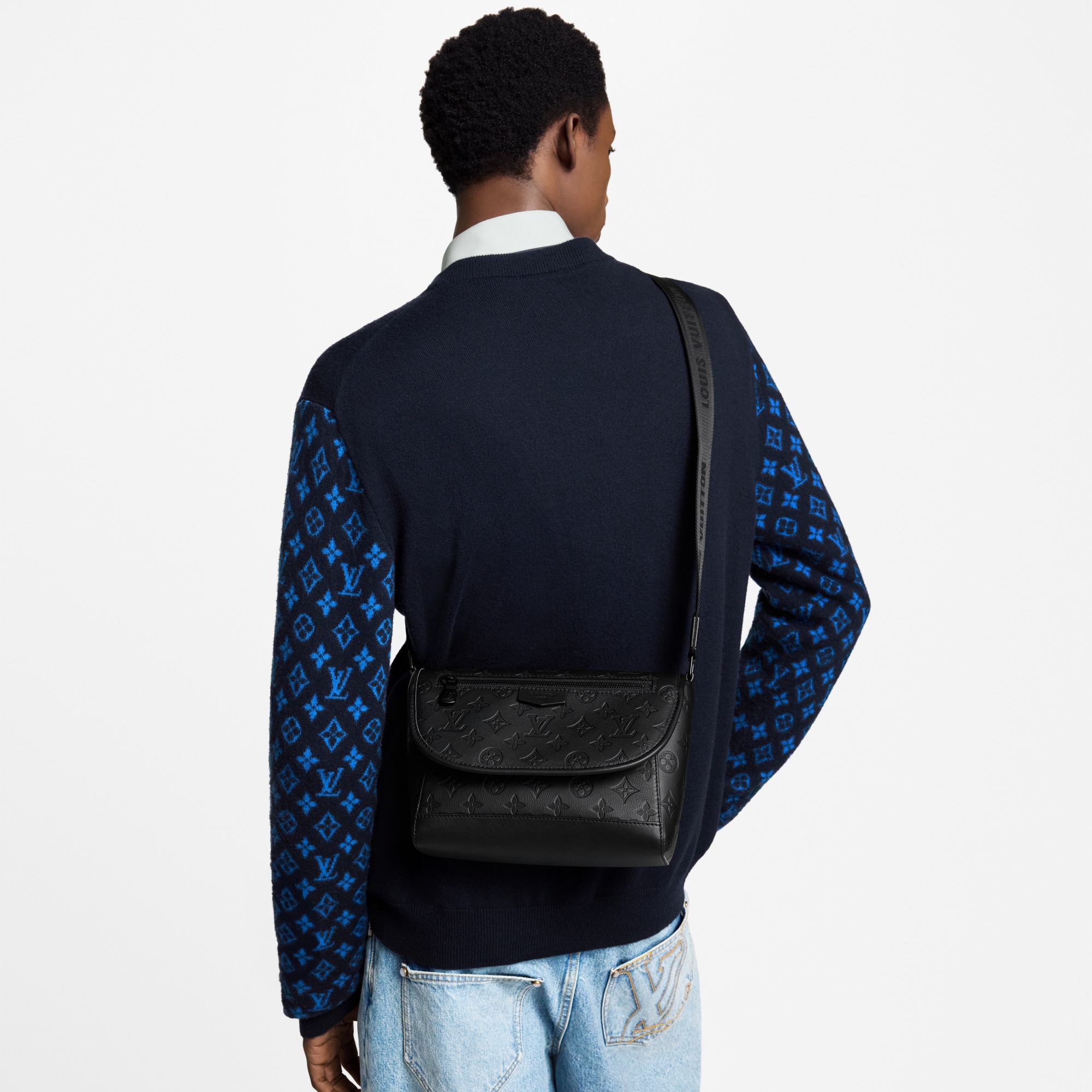 Pulse Messenger Monogram Shadow Leather in Bags and Small Leather Goods