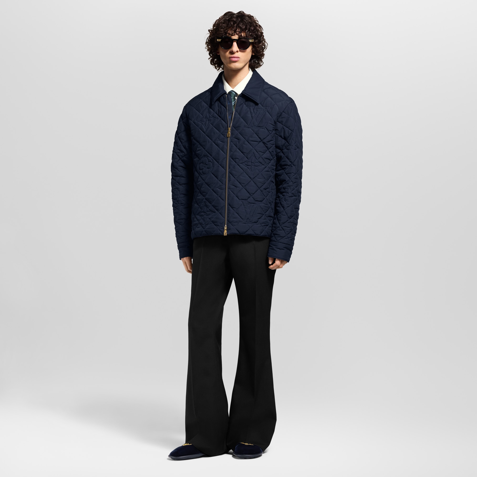 Quilted Monogram Overshirt  in Men
