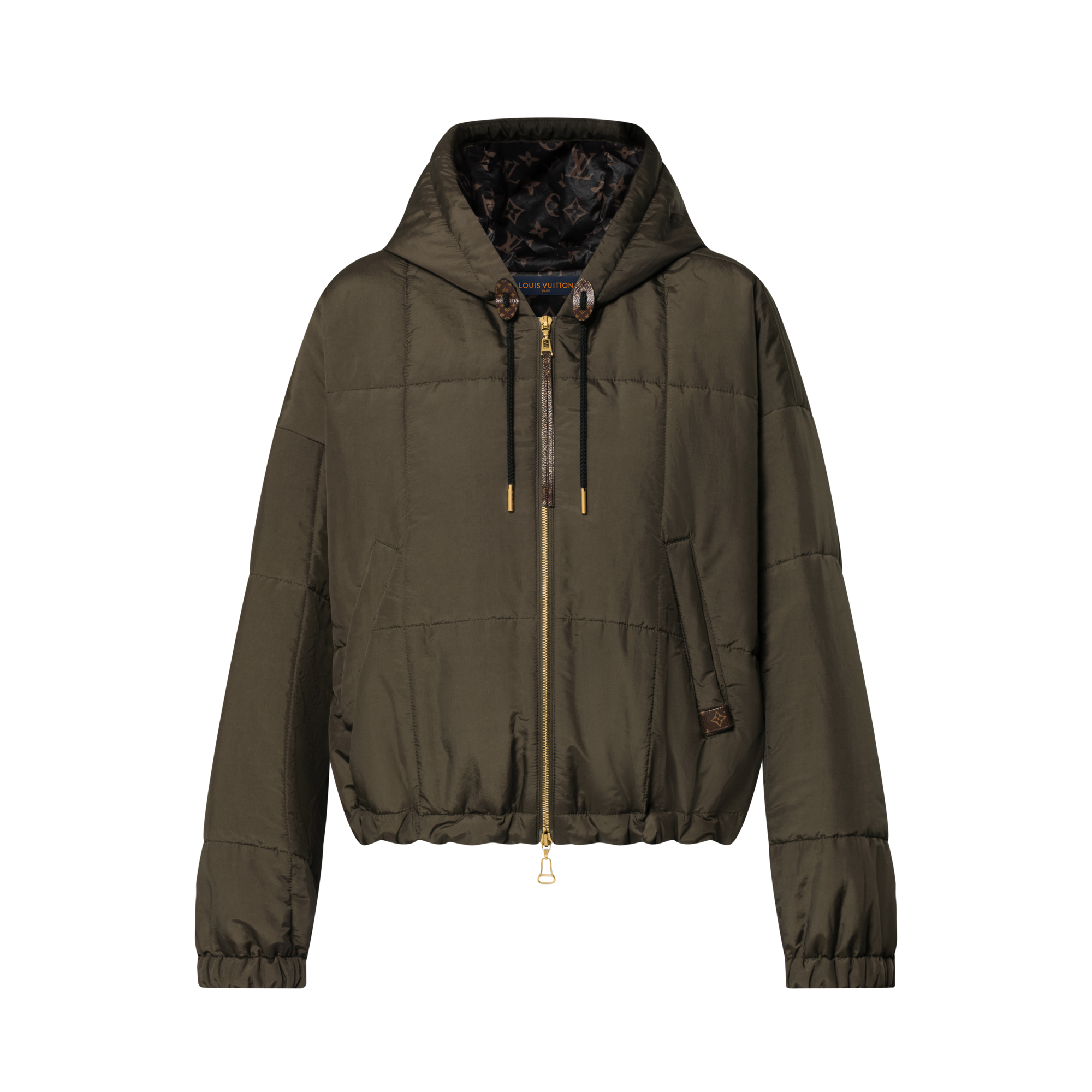 Quilted Zip-Up Jacket  in Women