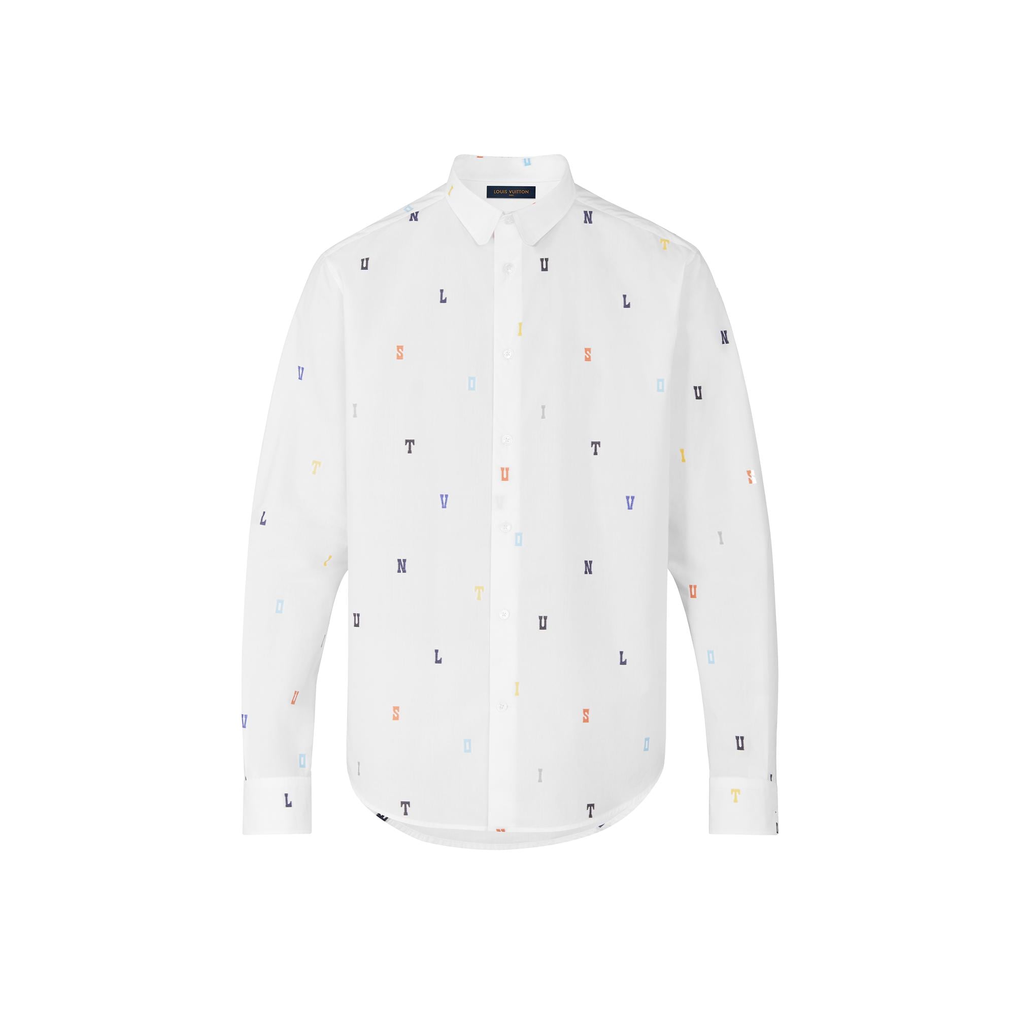 Regular Shirt With DNA Collar Fil Coupé 
