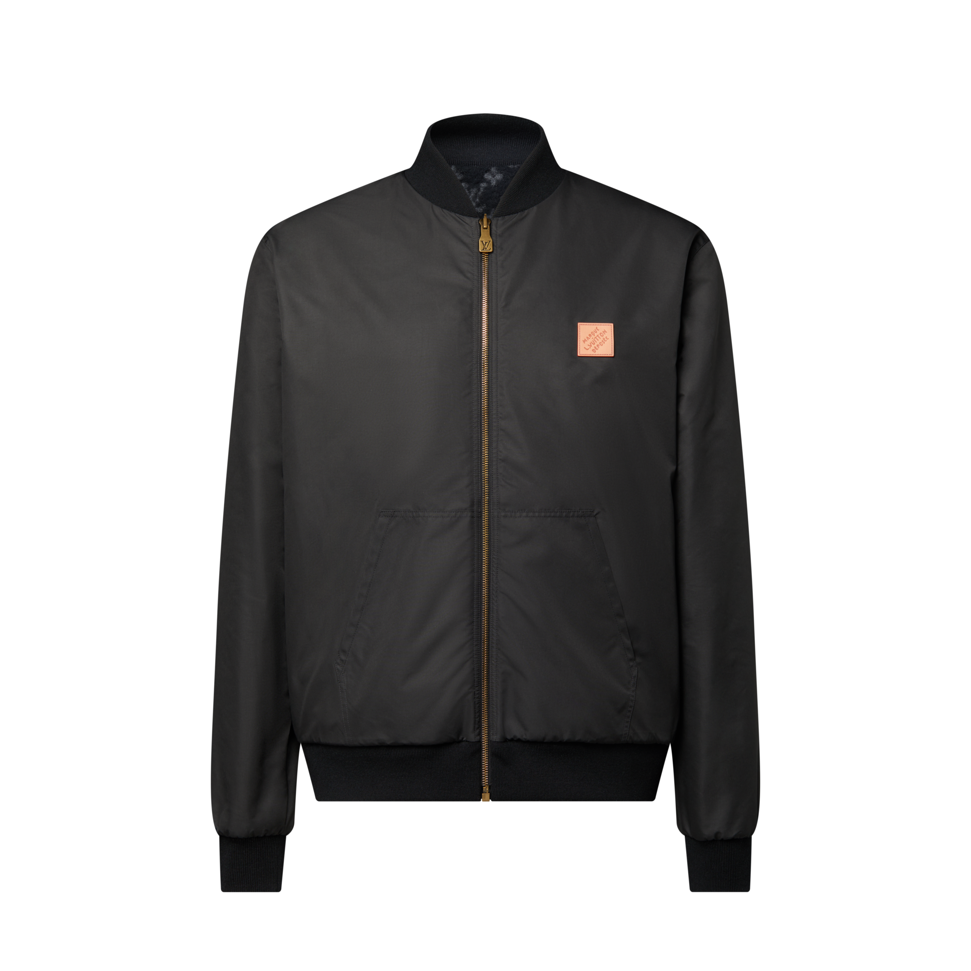 Reversible Monogram Fleece Bomber  in Men