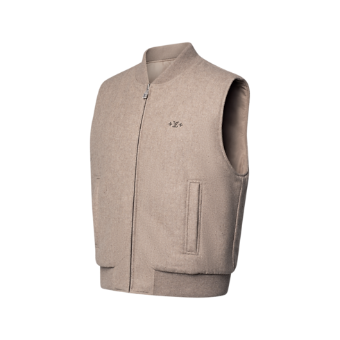 Reversible Padded Wool Vest in Men's Ready-to-Wear All Ready-to-Wear collections by Louis Vuitton (Product zoom)