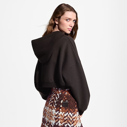 Ribbed Accent Hoodie in Women's Ready-to-Wear T-shirts and Sweatshirts collections by Louis Vuitton (Product zoom)