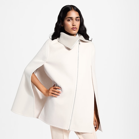 Ribbed Collar Double Face Cape in Women's Ready-to-Wear Coats and Jackets collections by Louis Vuitton (Product zoom)
