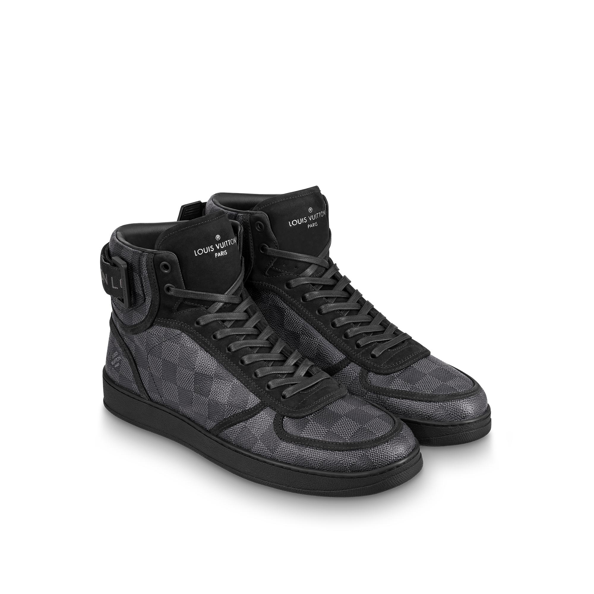 louis vuitton rivoli sneaker boot black