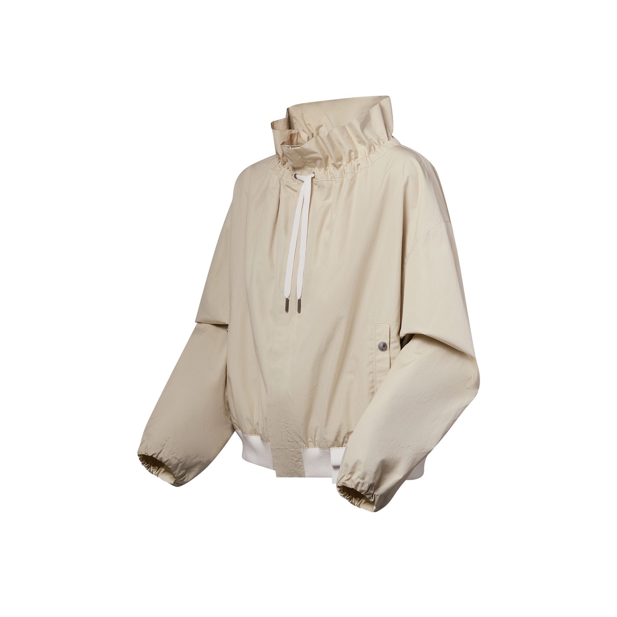 Ruffle Collar Bomber Jacket  in Women