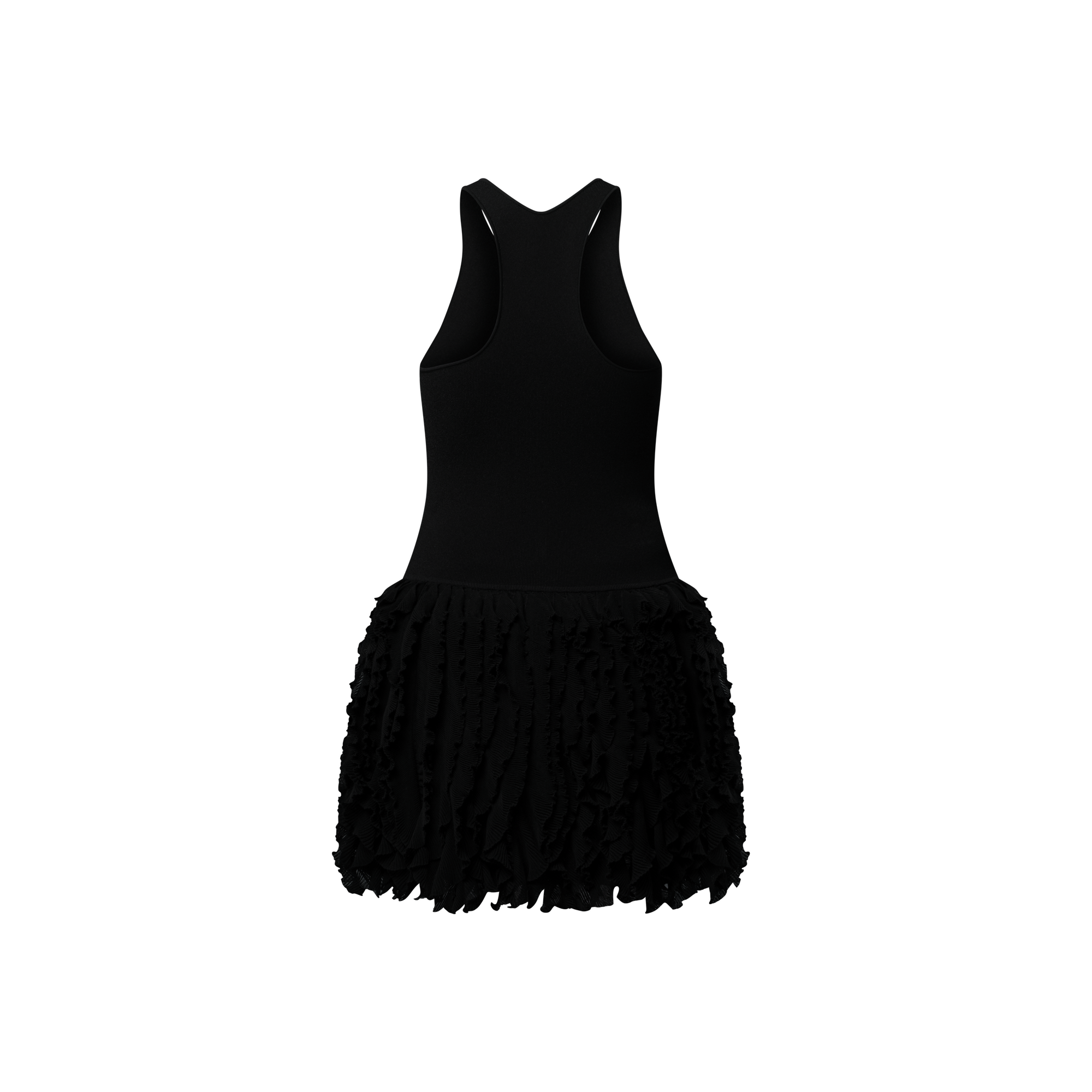 S/L Frill Ruching Dress  in Women