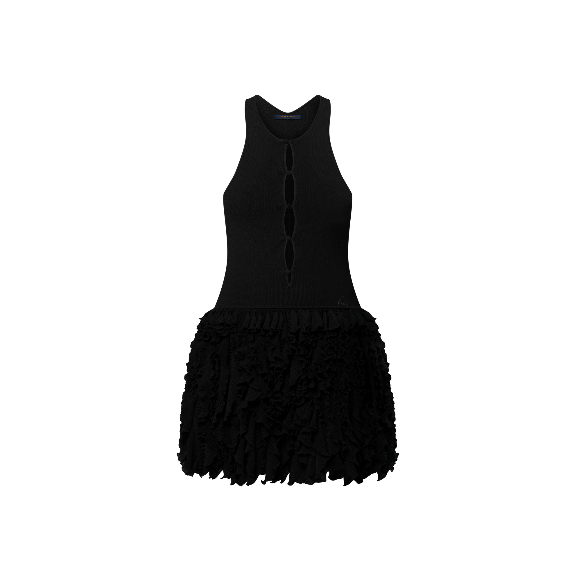 S/L Frill Ruching Dress  in Women