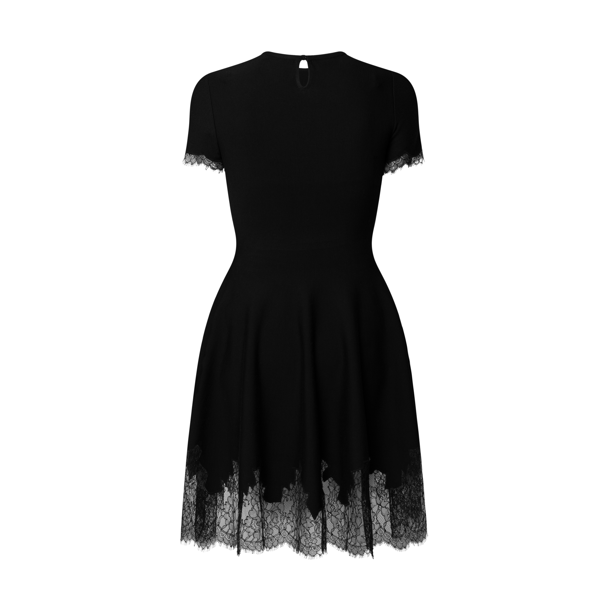 S/S Skater Dress W/ Lace Dtl  in Women