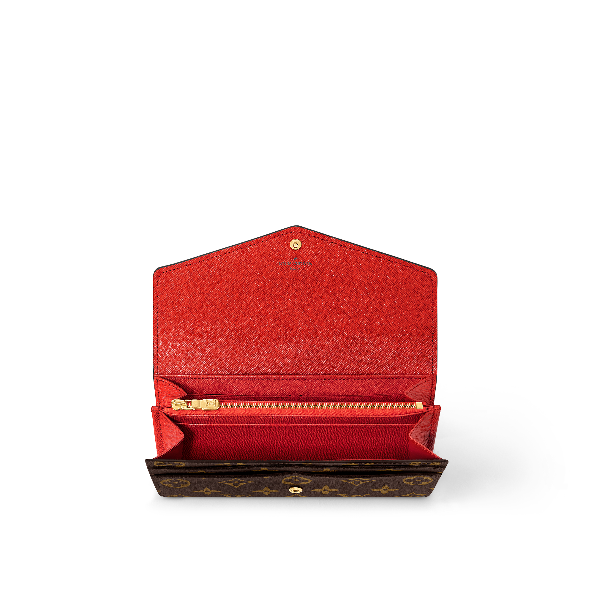 Sarah Wallet Monogram Canvas in Women