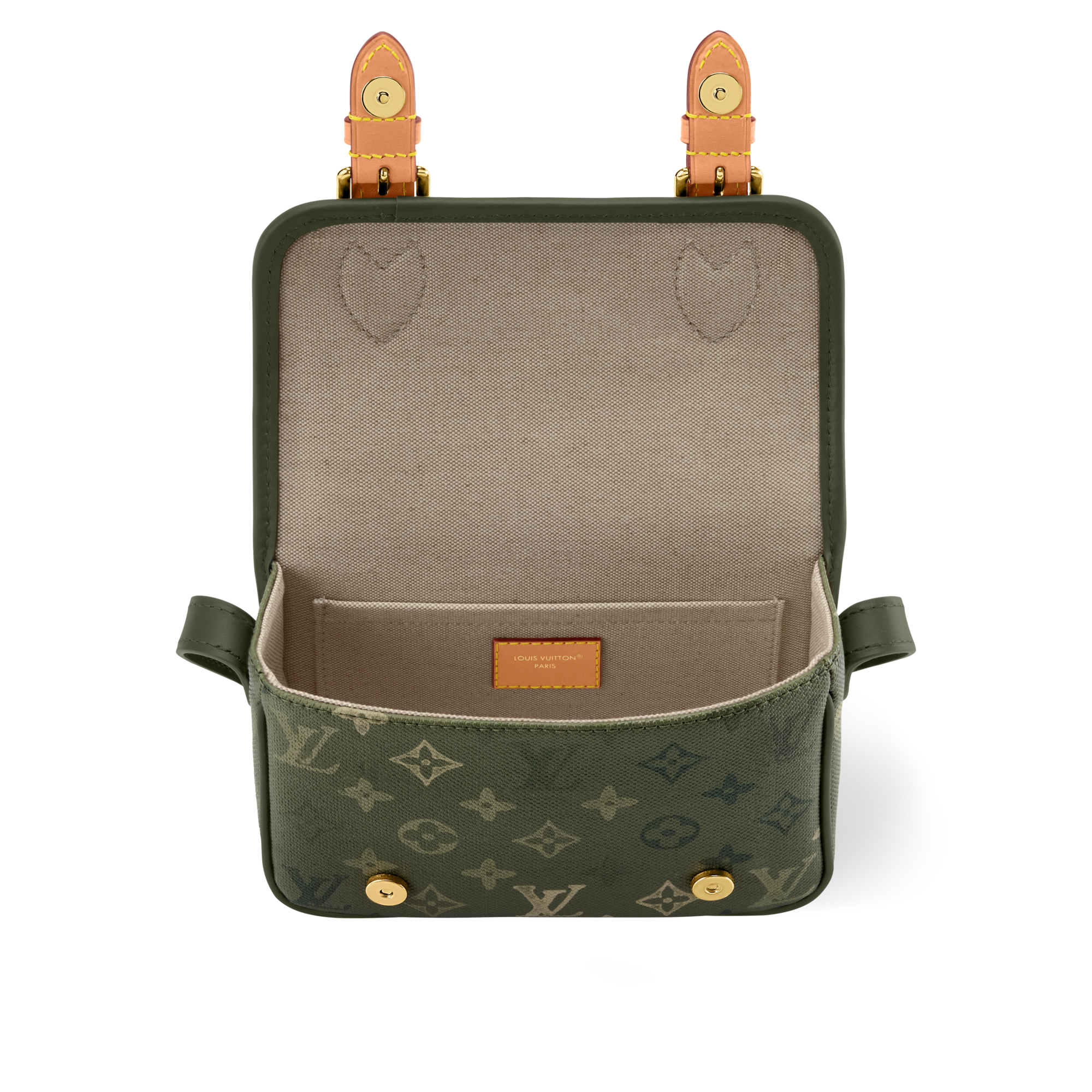 Satchel Wearable Wallet Monogram Other Canvas in Men