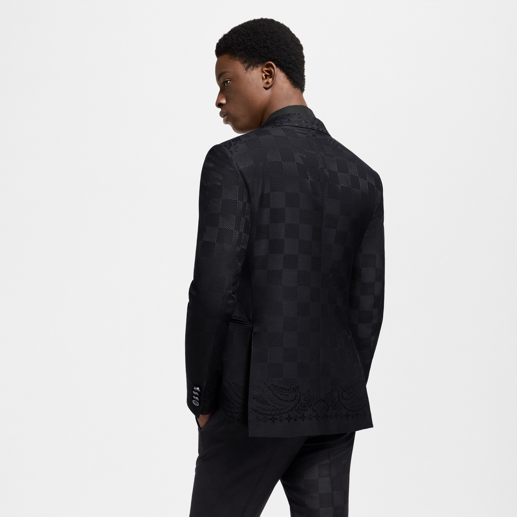 Satin Pont Neuf Single-Breasted Evening Jacket  in Men