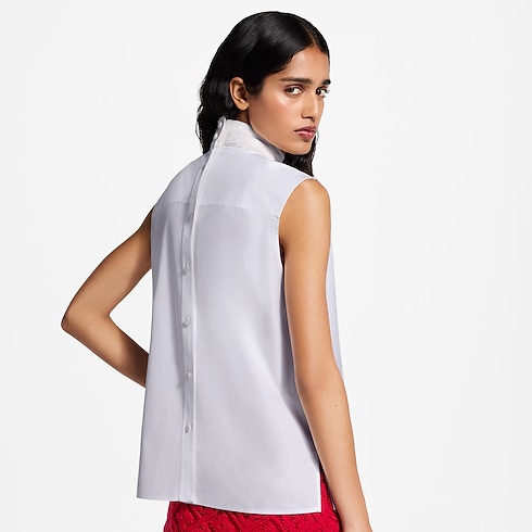 Scarf Collar Blouse in Women's Ready-to-Wear Tops collections by Louis Vuitton (Product zoom)