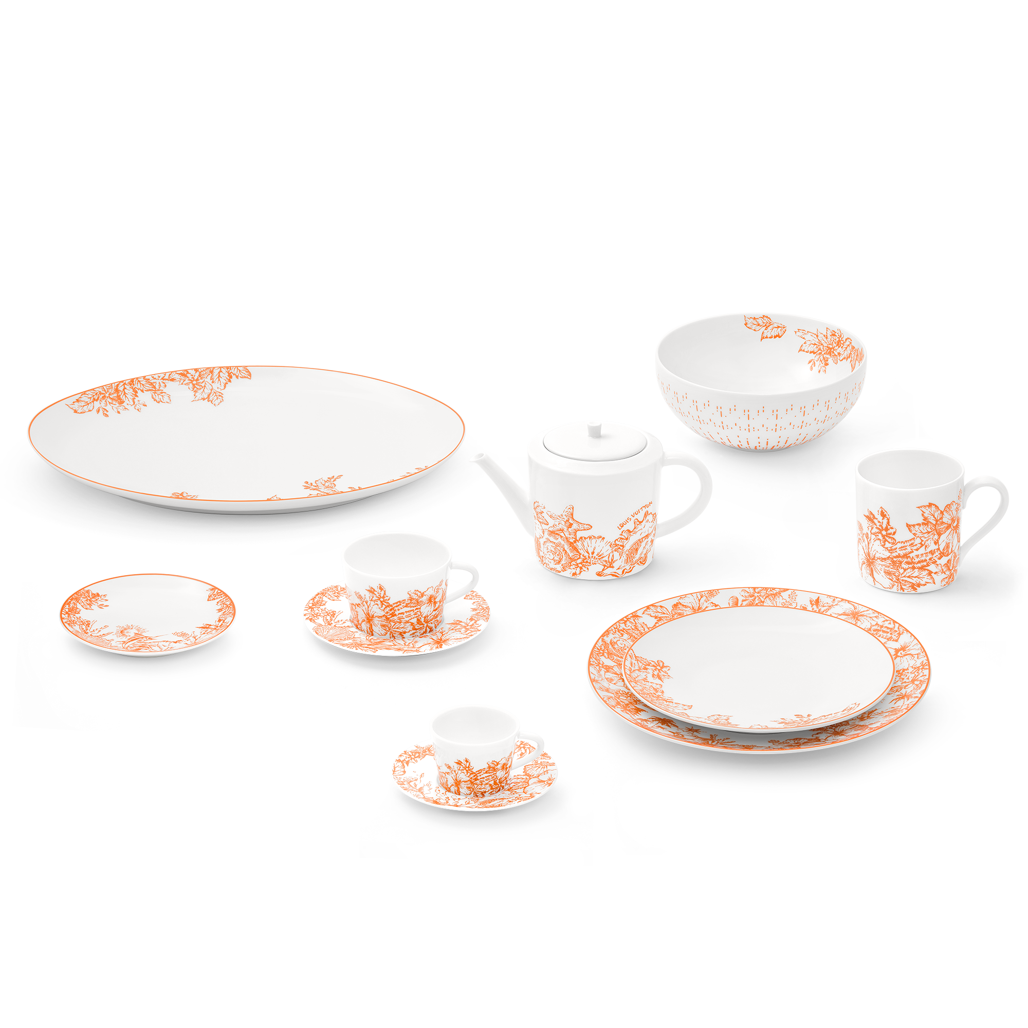 Set Of 2 Side Plates LV By The Pool   in Trunks, Travel and Home