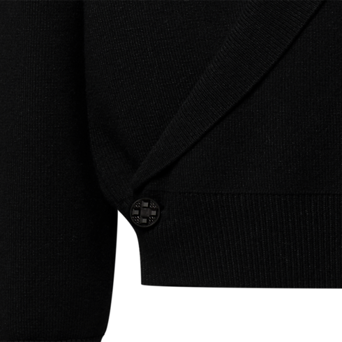 Shawl Collar Knit Jacket in Men's New In Men } collections by Louis Vuitton (Product zoom)