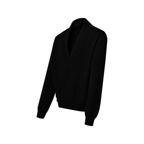 Shawl Collar Knit Jacket in Men's New In Men } collections by Louis Vuitton (Product zoom)