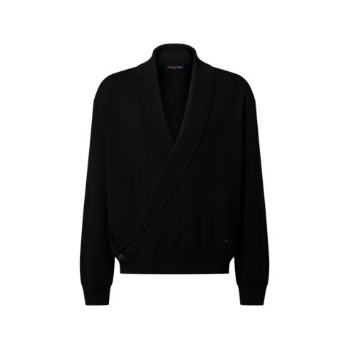 Shawl Collar Knit Jacket in Men's New In Men } collections by Louis Vuitton (Product zoom)