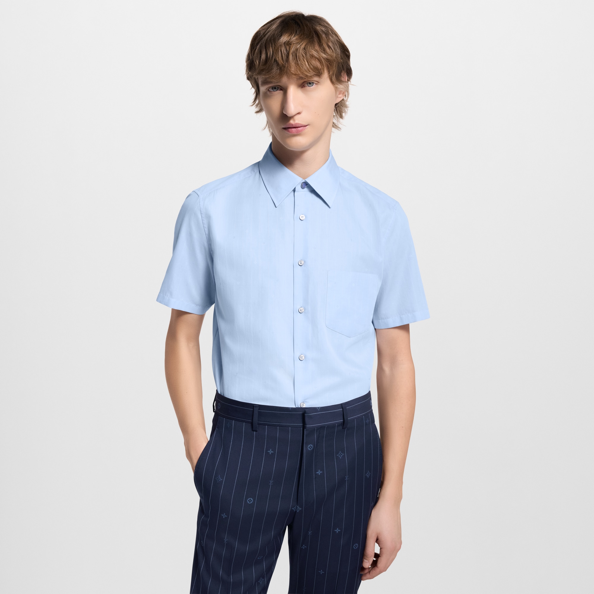 Short-Sleeved Classic Shirt  in Men