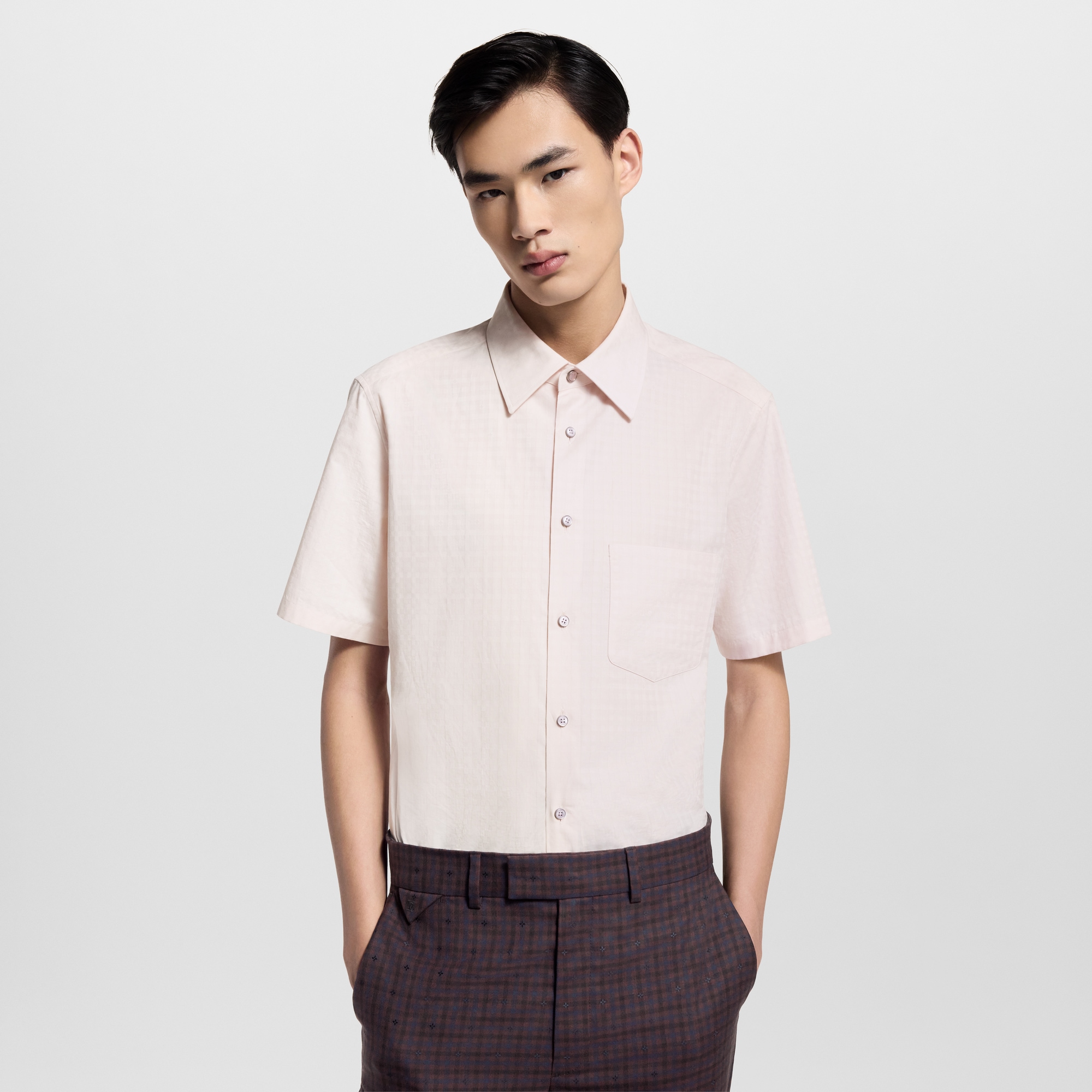 Short-Sleeved Classic Shirt  in Men