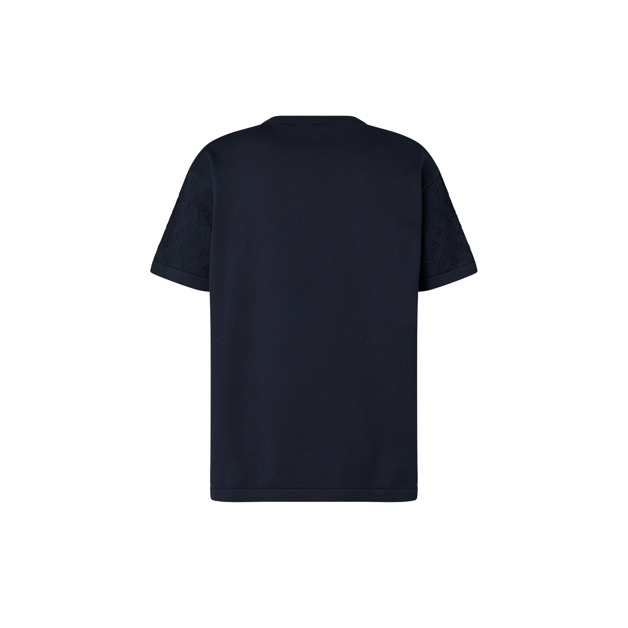 Short-Sleeved Cotton Crewneck  in Men