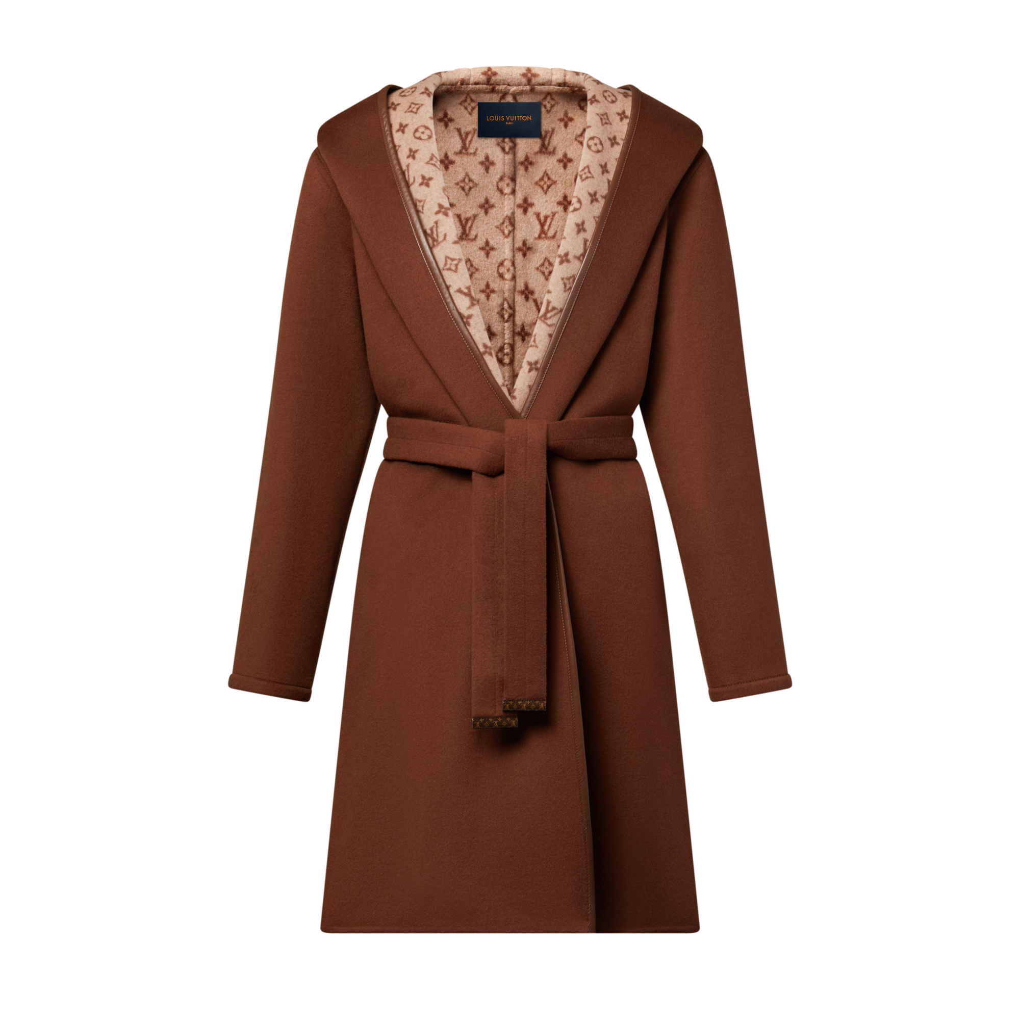 Signature Hooded Wrap Coat  in Women