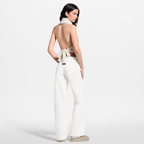 Signature Sequin Wide-Leg Jeans in Women's Ready-to-Wear Pants and Shorts collections by Louis Vuitton (Product zoom)
