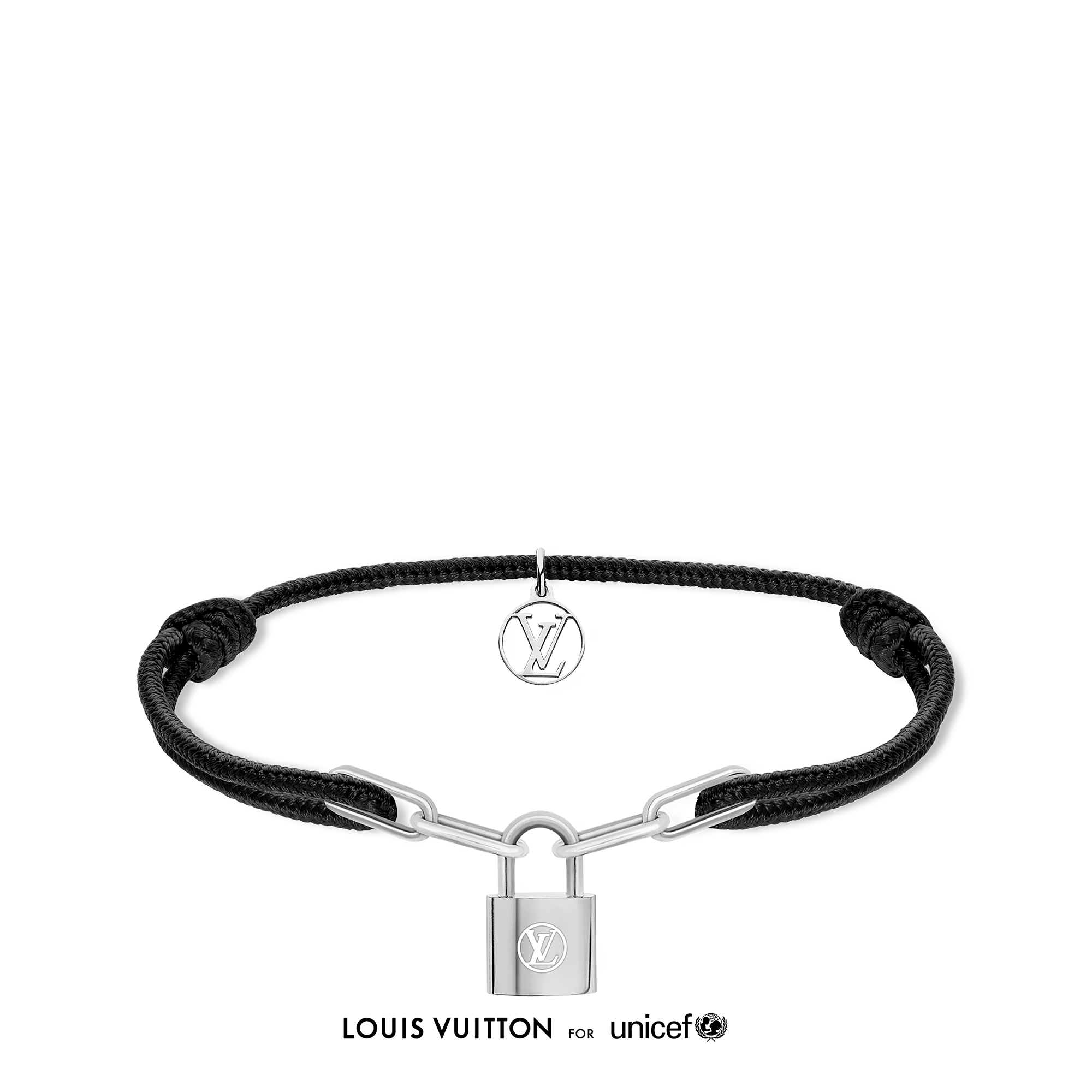 Silver Lockit X Virgil Abloh Bracelet, Natural Titanium - Fine Jewellery | LOUIS  VUITTON