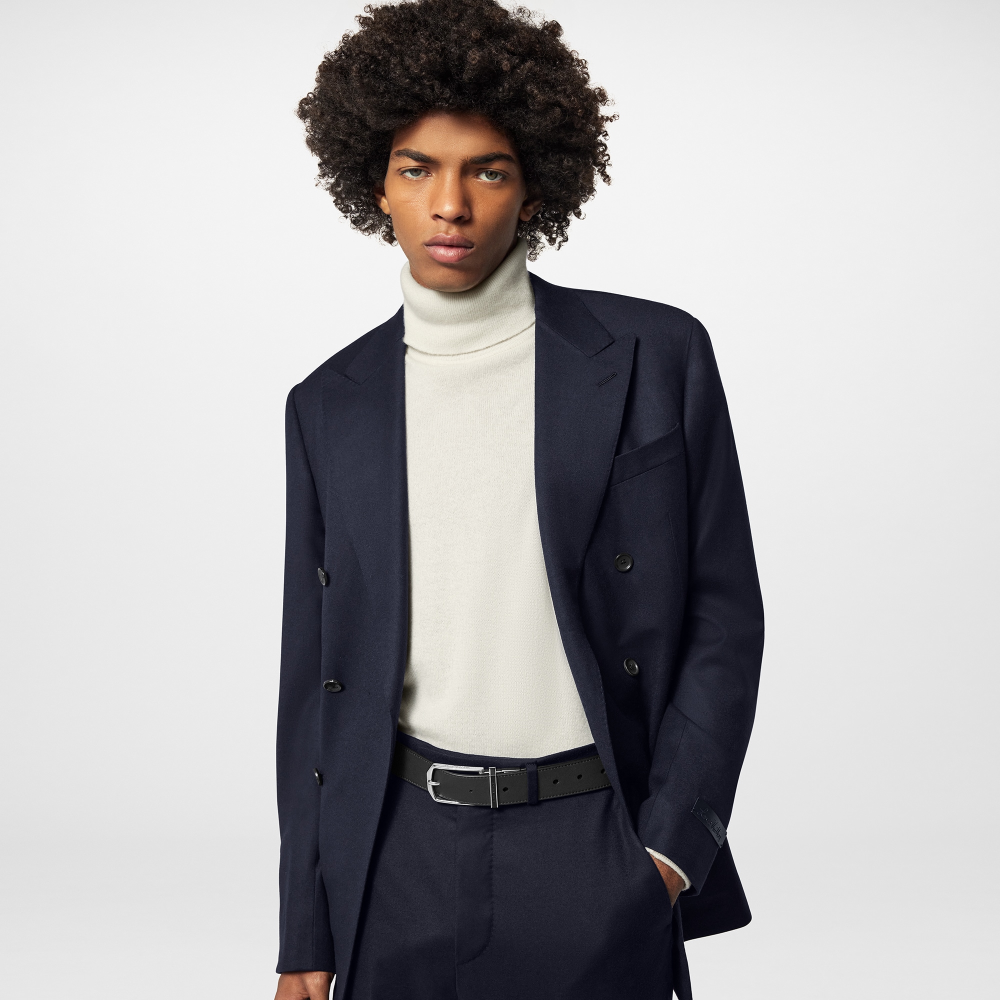 Slender 35mm Reversible Belt Autres Cuirs in Men