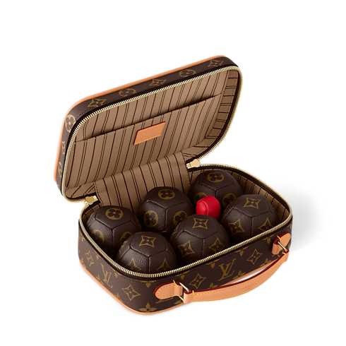Soft Pétanque Set Monogram Canvas in Trunks, Travel and Home's Sport and Games } collections by Louis Vuitton (Product zoom)