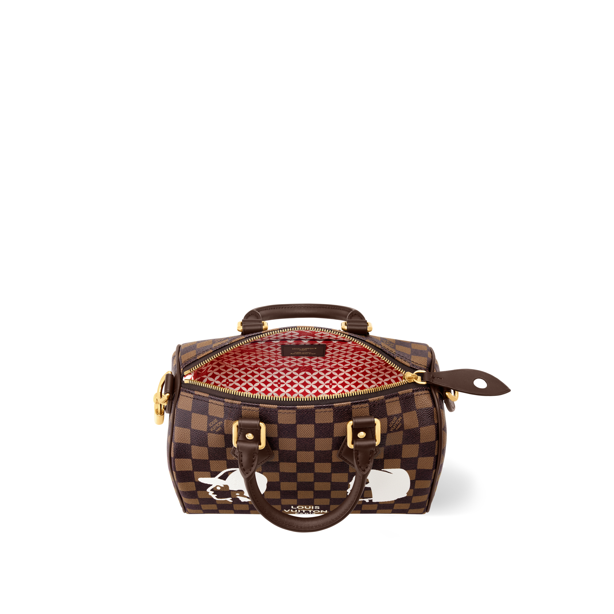 Speedy 25 Bandoulière Damier Ebène Canvas in Bags and Small Leather Goods