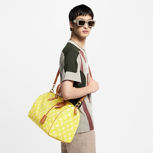 Speedy P9 Bandoulière 40 H40 in Les Extraordinaires's Leather Goods and Travel Speedy P9 collections by Louis Vuitton (Product zoom)