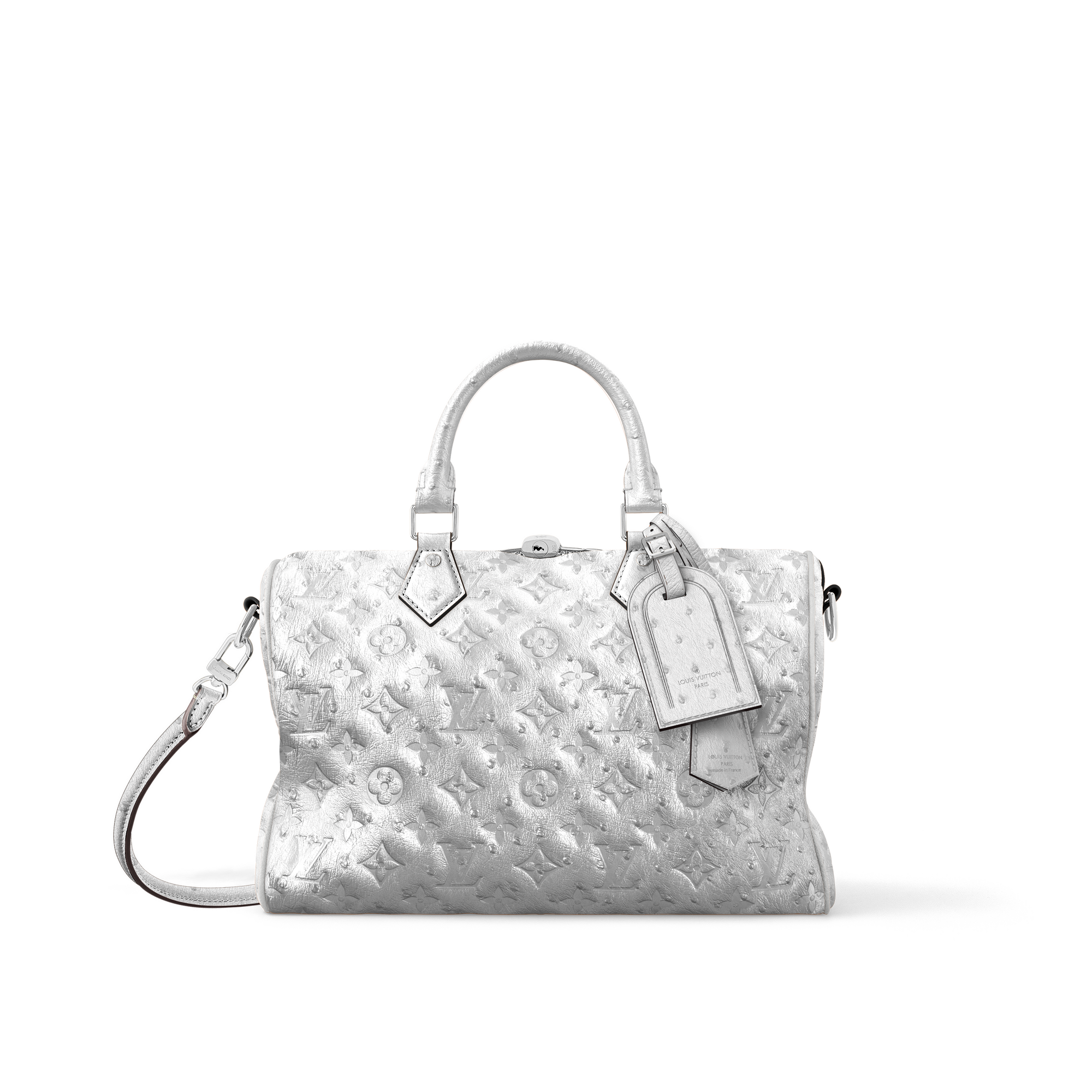 Speedy Soft Bandoulière 30 Ostrich Leather in Women