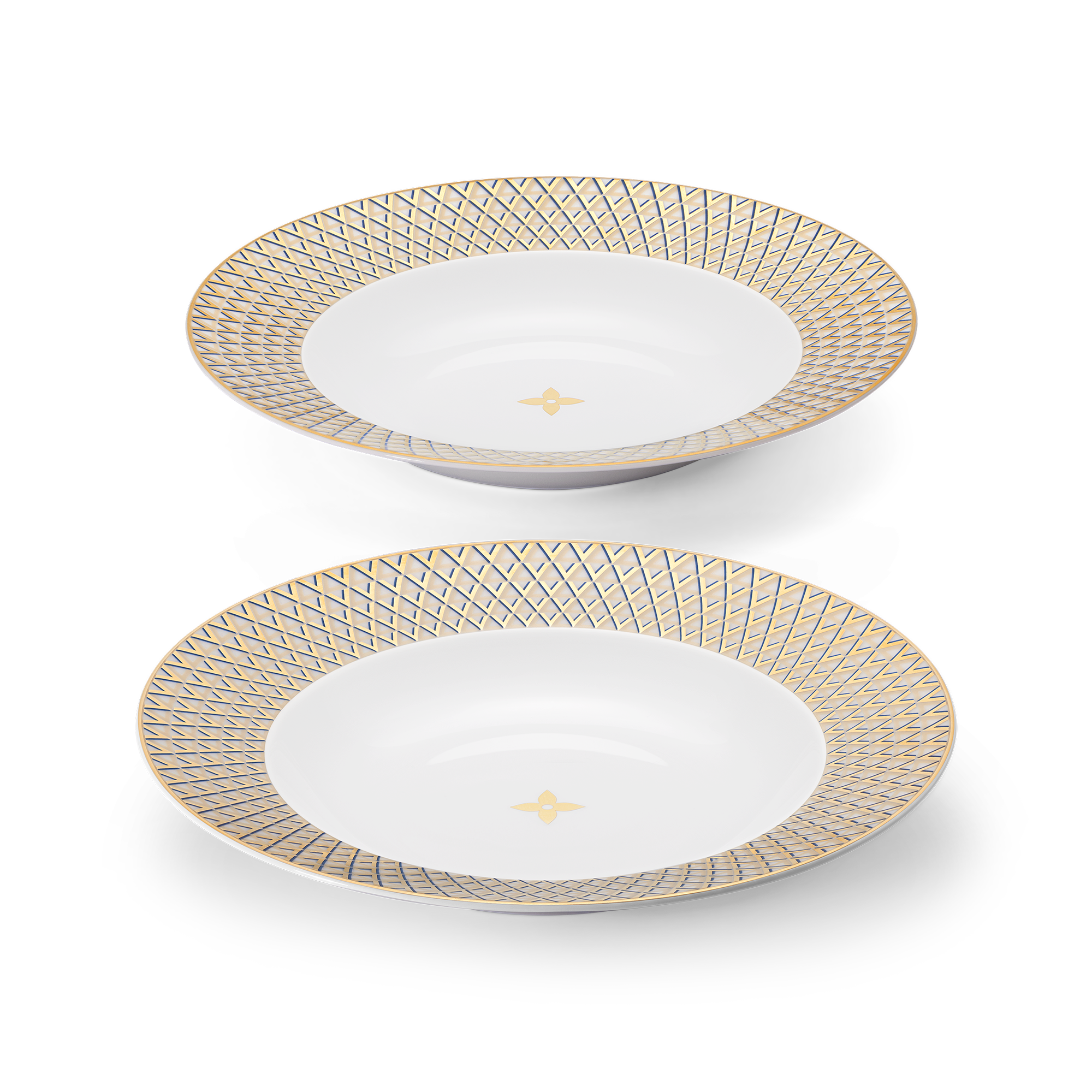 Splendor Set Of 2 Soup Plates   in Trunks, Travel and Home