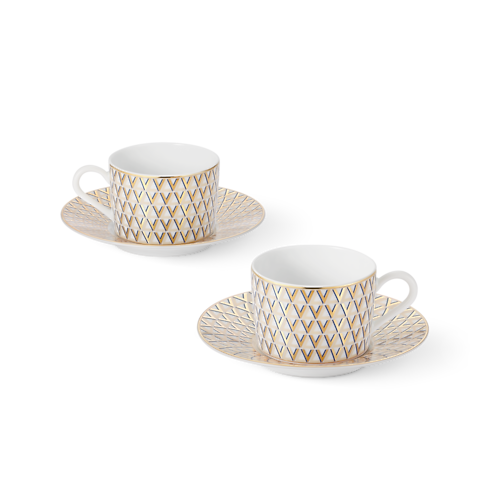 Splendor Set of 2 Teacups and Saucers in Trunks, Travel and Home's Home and Art of Dining Art of Dining collections by Louis Vuitton (Product zoom)