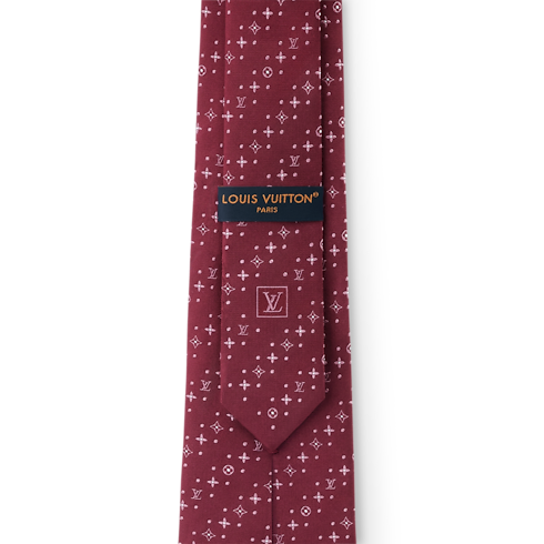 Stormy Monogram Tie . in Men's Accessories Ties and Pocket Squares collections by Louis Vuitton (Product zoom)
