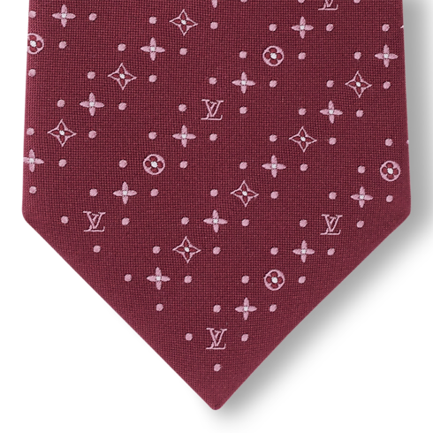 Stormy Monogram Tie . in Men's Accessories Ties and Pocket Squares collections by Louis Vuitton (Product zoom)