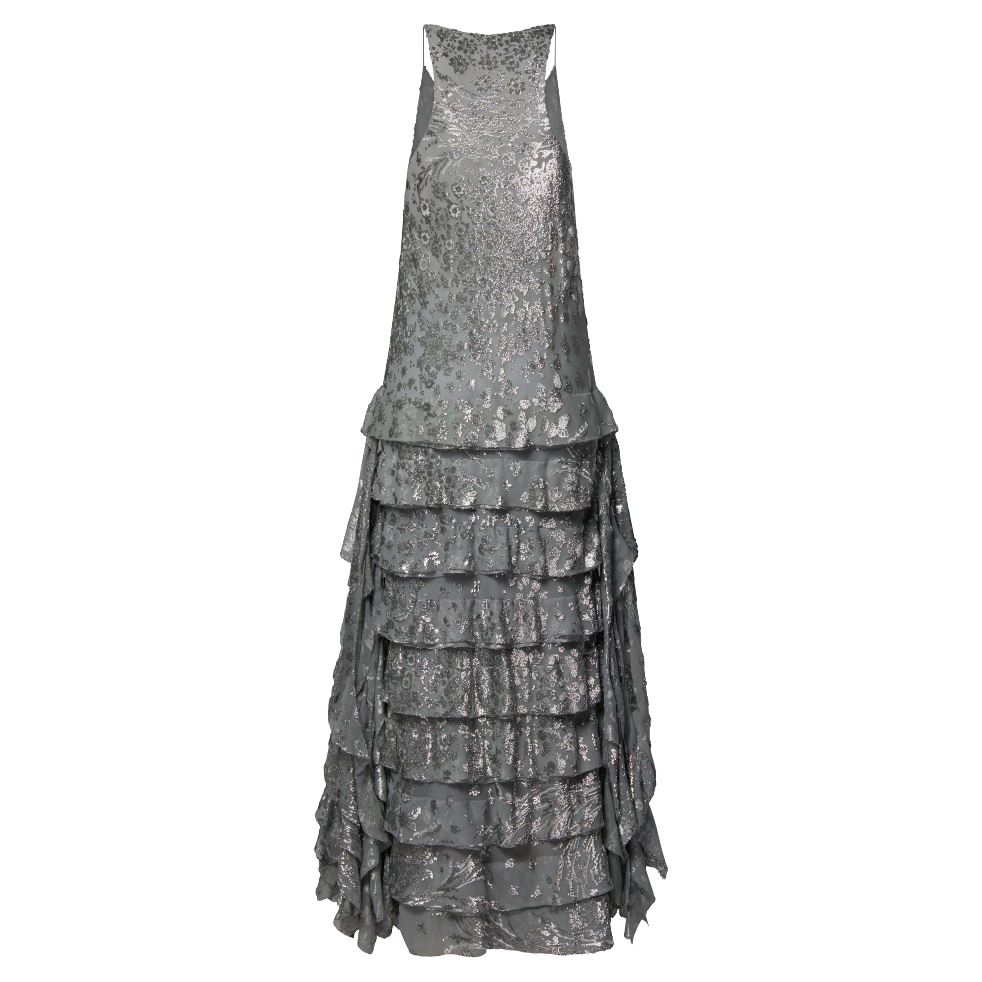 Strappy Maxi Dress W/ Ruffle Hem  in Women