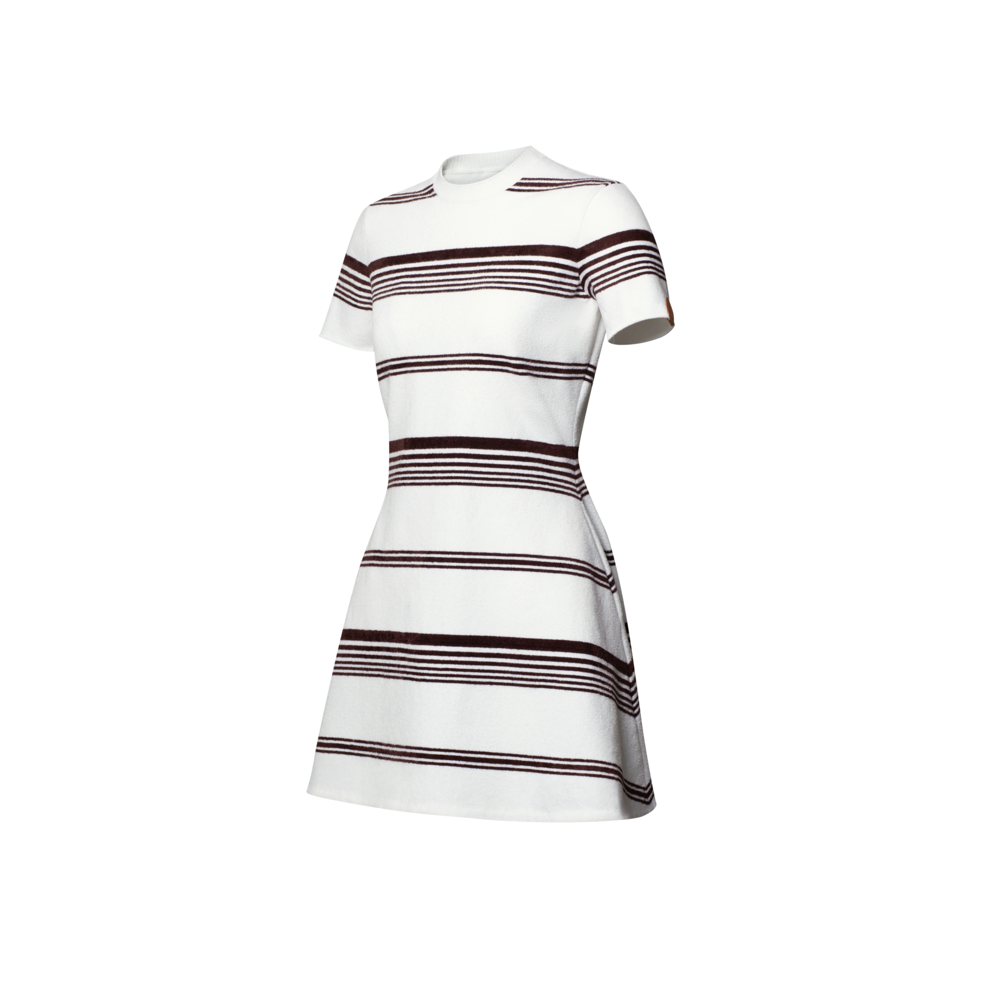 Striped Knit Skater Dress  in Women