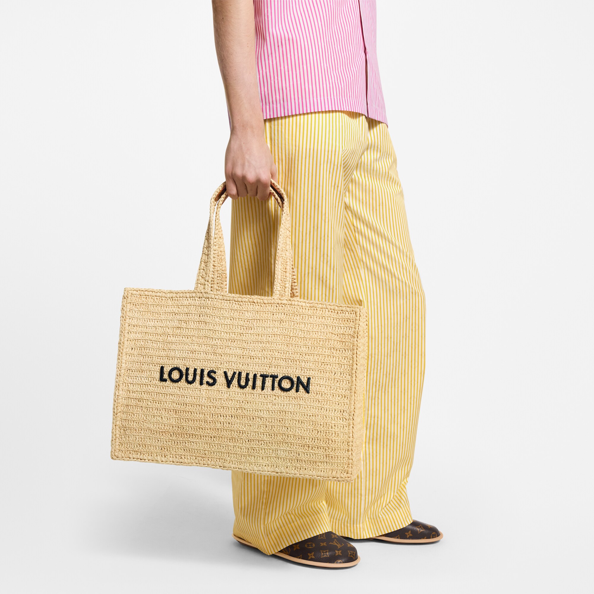 Summer Shopper Tote MM Autres Toiles in Bags and Small Leather Goods