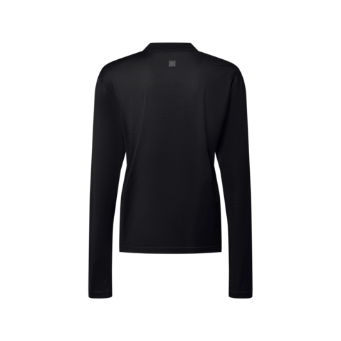 Superfine Wool Long-Sleeved Evening T-Shirt in Men's New In Men } collections by Louis Vuitton (Product zoom)