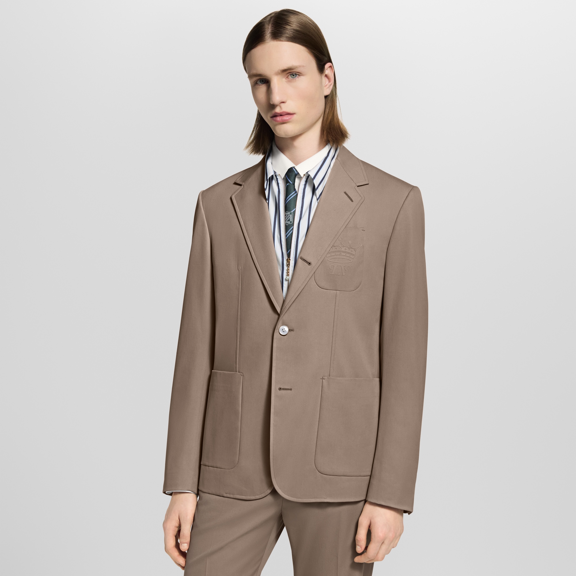 Tailored Single-Breasted City Jacket  in Men
