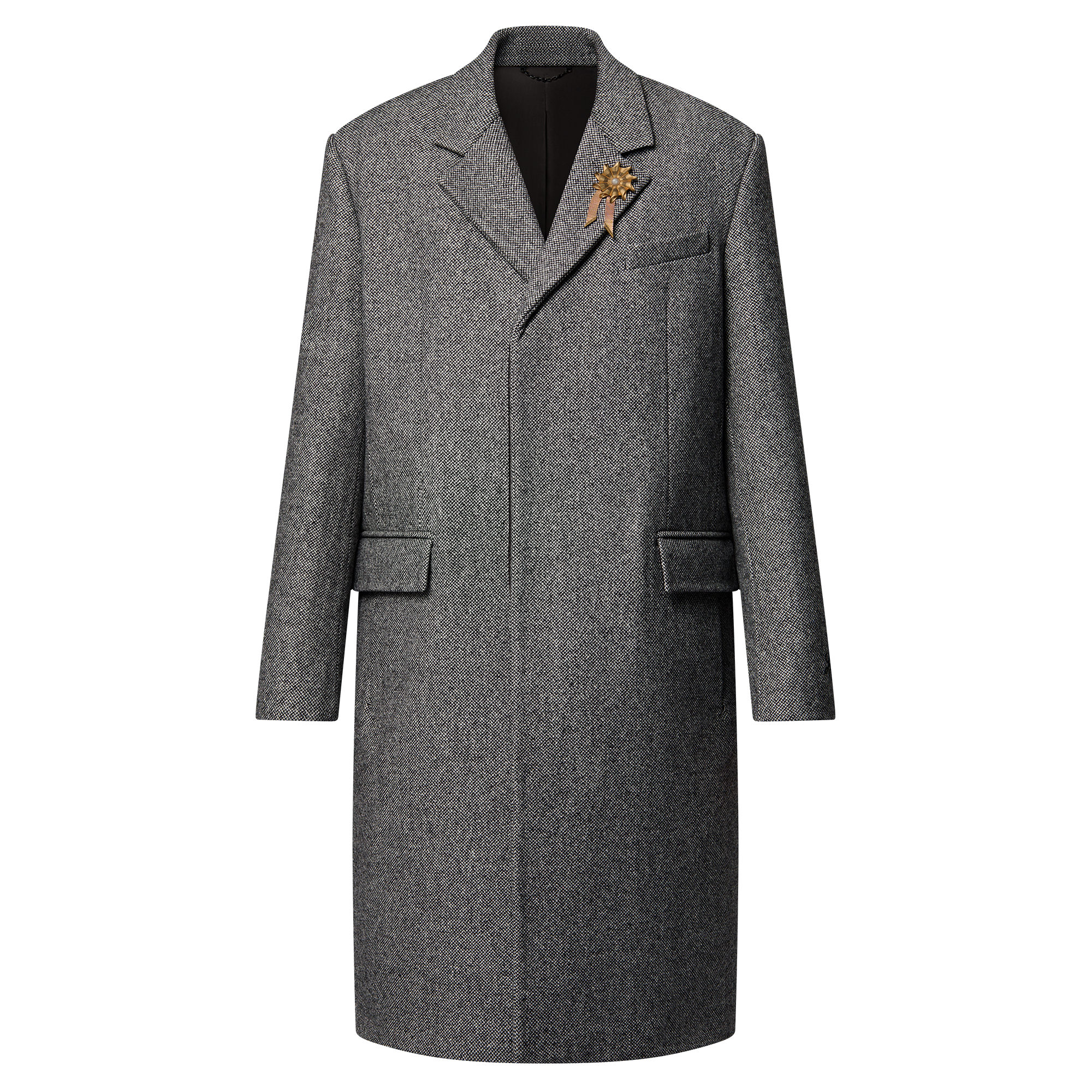 Tailored Wool Coat  in Men